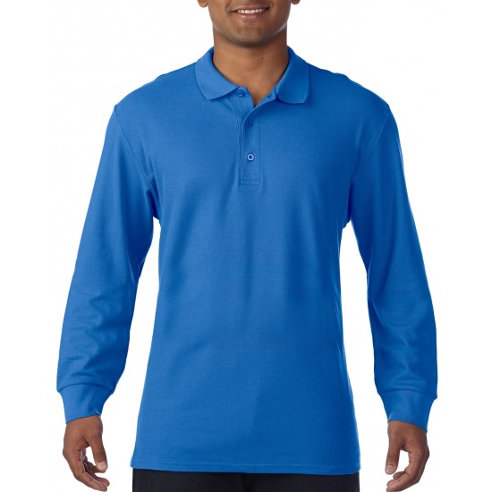GILDAN 85900 Πόλο Πικέ Ανδρικό Μακρυμάνικό Premium Cotton 
