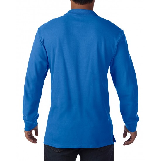 GILDAN 85900 Πόλο Πικέ Ανδρικό Μακρυμάνικό Premium Cotton 